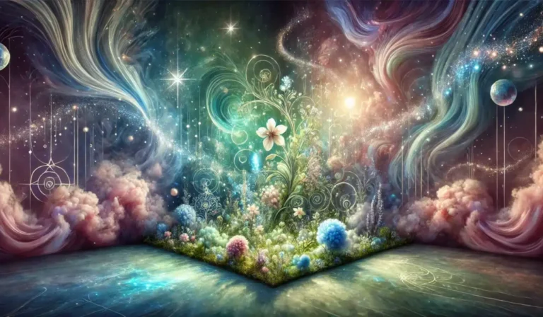 Dream about corner, beige corner in 3d art with purple background