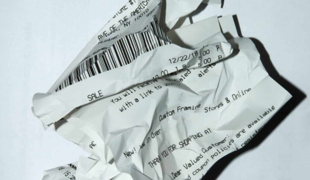 Dream receipt - dream meaning receipt