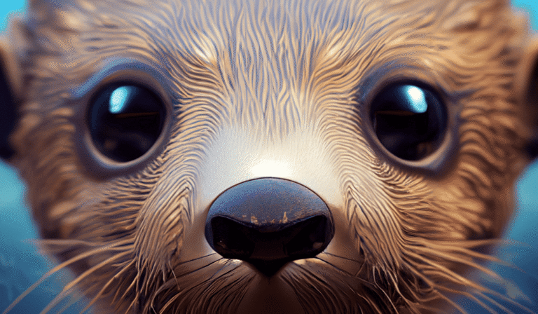 droom over zeeotter zeeotter in d