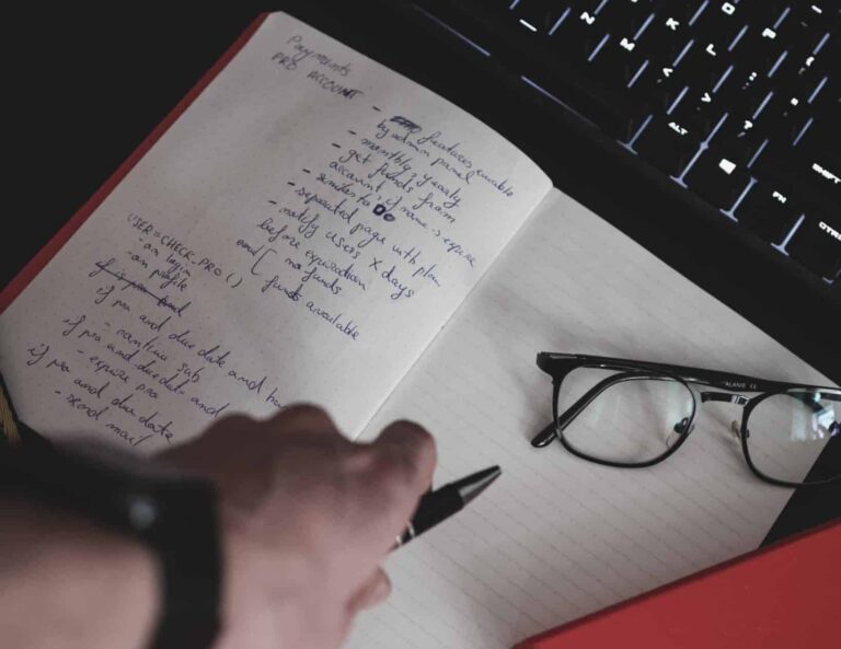 Droom over aantekening of notitie | Betekenis en uitleg